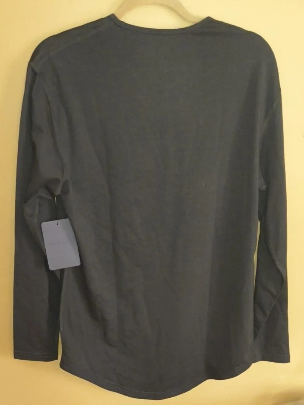 Men's Long Sleeve Crew Tee — Dark Green
